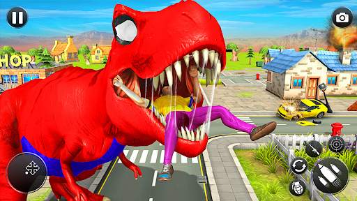 Superhero Dino Rampage Games screenshot 4