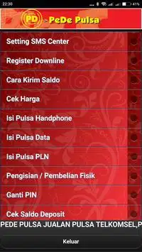 PEDEPulsa screenshot 1