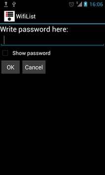 WiFi List widget Free screenshot 1