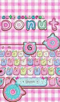 Cute Colorful Donut screenshot 3