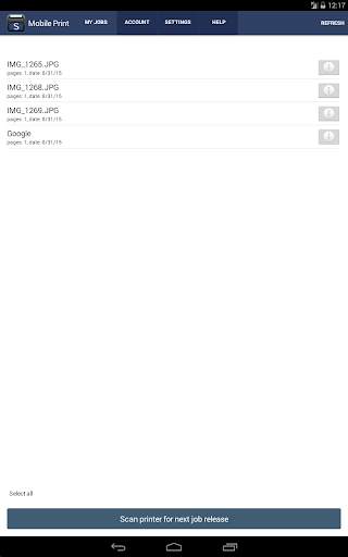 SafeCom Mobile Print screenshot 5