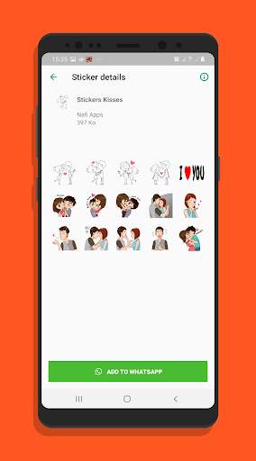 Love Stickers for WhatsApp - WAStickerApps screenshot 3