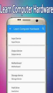 Learn Computer Hardware screenshot 1