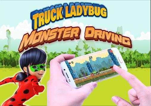 truck ladybug monster driving screenshot 3