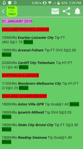 SURE 5  ODDS DAILY screenshot 2