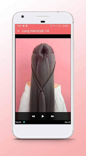 Long Hairstyle - Video Step By Step Offline screenshot 8