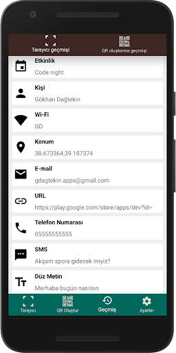 Barkod Tarayıcı & Barkod Oluşturucu screenshot 5