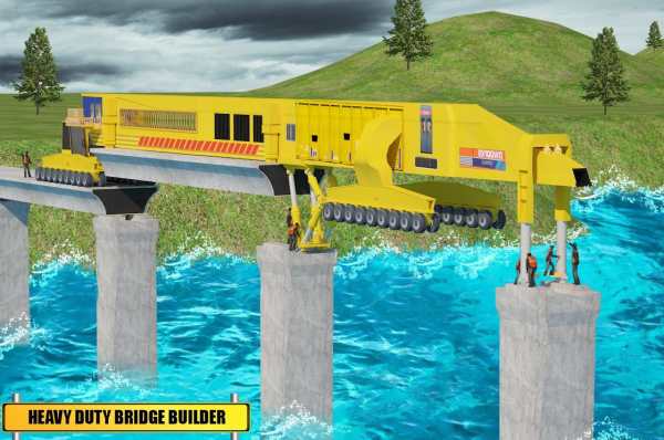Bridge Construction River Road: 2019 Builder Games screenshot 1
