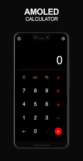 AMOLED Calculator screenshot 1