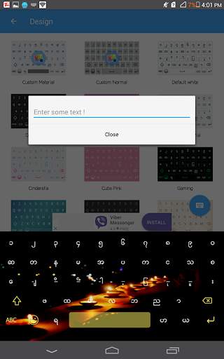 Frozen Keyboard - Myanmar screenshot 10