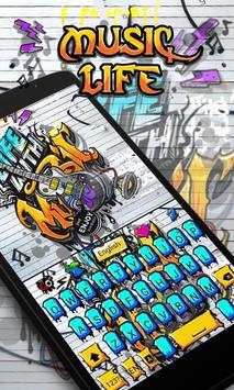Music Life GO Keyboard theme screenshot 1