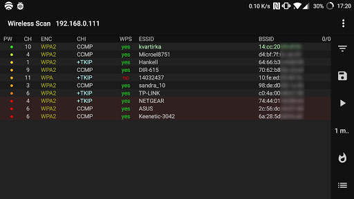 Wireless Scan screenshot 1