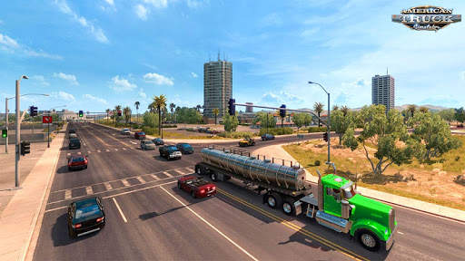 US Heavy Modern Truck Driving screenshot 1