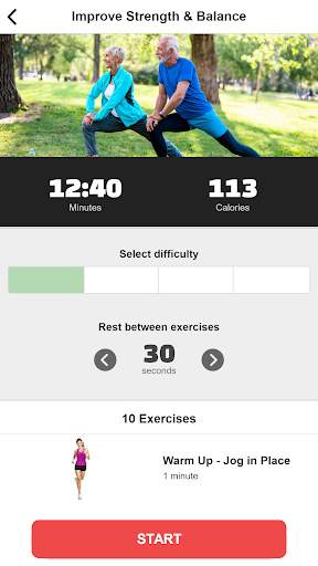 Exercise Plan for Seniors screenshot 5