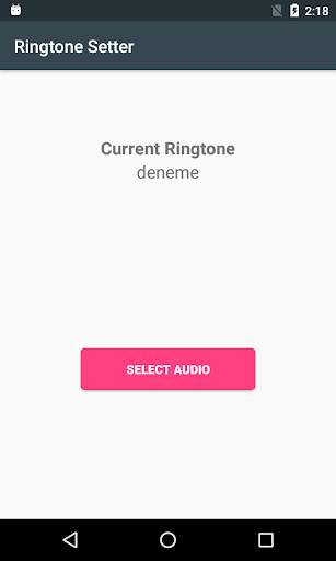 Ringtone Setter screenshot 1