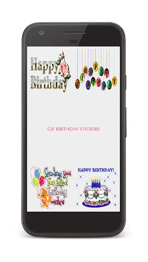 Gif Birthday Stickers screenshot 1