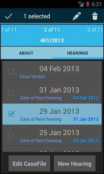 Dike trial: Calendar 4 Lawyers screenshot 6