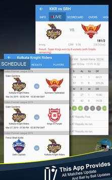 Cricket Live Score,  Cricket Schedule & Results screenshot 1