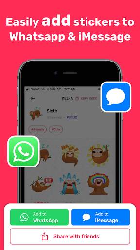 StickerMoji: Meme Stickermaker for WhatsApp Chat screenshot 5