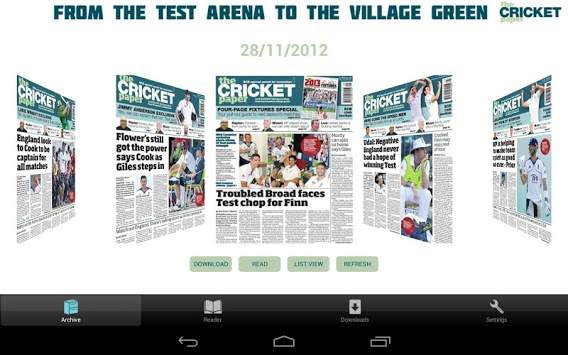 The Cricket Paper screenshot 2
