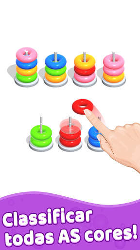 Color Hoop Stack - Sort Puzzle screenshot 1