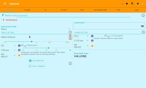 Photography Calculator Tools screenshot 10