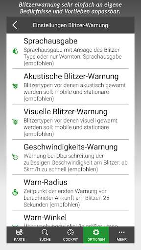 Blitzer POIbase Radarwarner screenshot 5