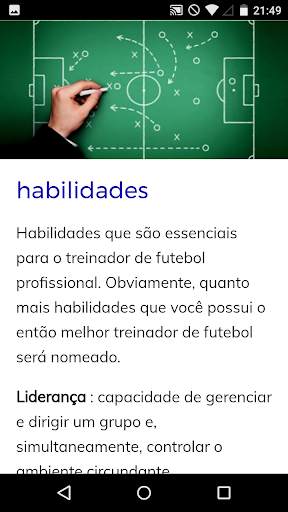 Curso de Treinador de Futebol screenshot 2