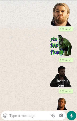 Avengers WA Stickers screenshot 2