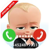 Fake Call From Baby Boss Free Prank 2017 icon