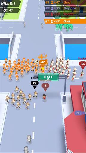 City Run-3D Crowd Games screenshot 2