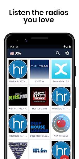 Radio and Music - Free Live FM Player screenshot 1