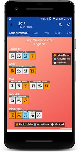 UK Calendar - Holiday & Note (Calendar 2021) screenshot 4