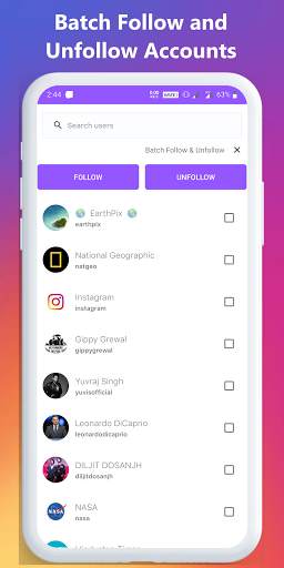 Follower and Unfollower Analytics for Instagram screenshot 4