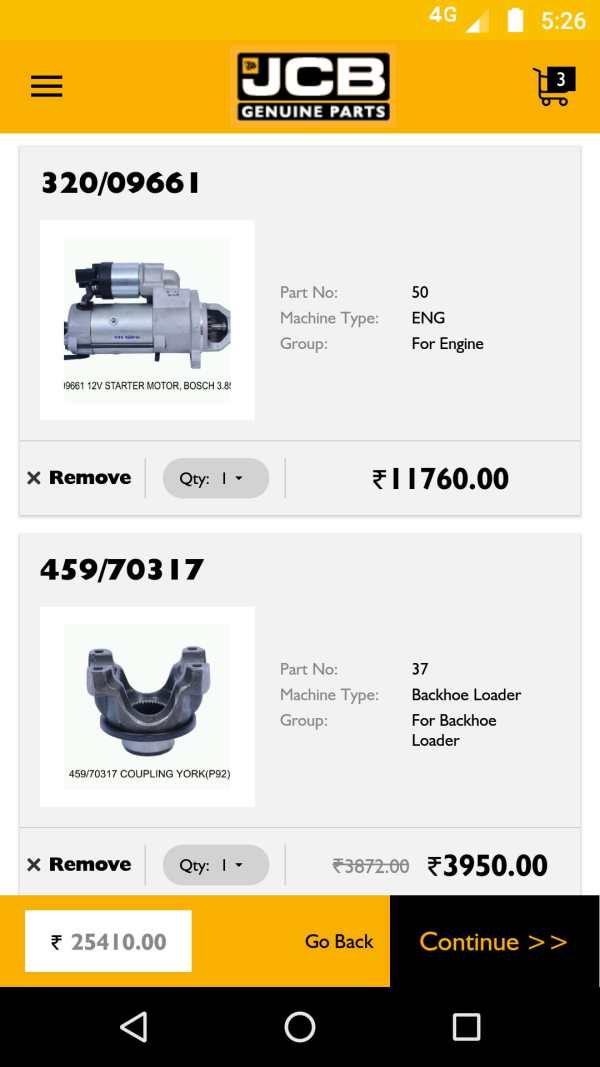 JCB Genuine Parts – Buy JCB Parts Online screenshot 6