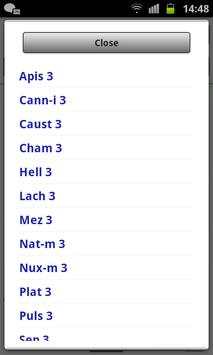 Homeopathy Nano Repertory Lite screenshot 4