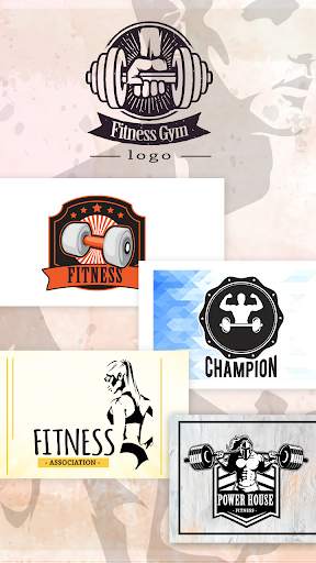 Fitness Gym Logo Design Maker screenshot 1