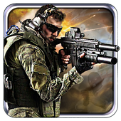 terrorista ataque de combate icon