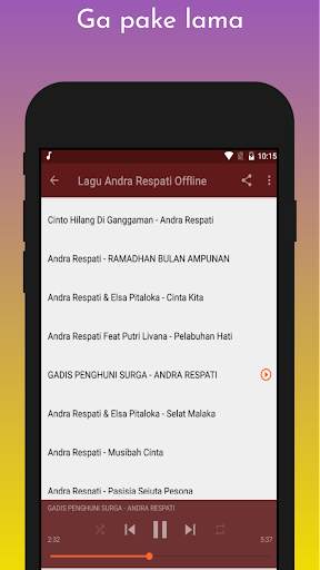 Lagu Andra Respati Offline screenshot 6