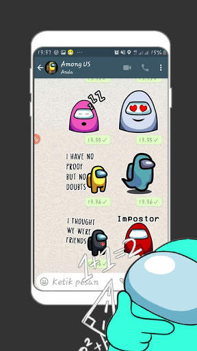Among Us - Stickers WA screenshot 2