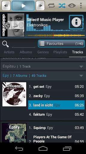 Select! Music Player Pro screenshot 2
