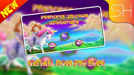 Princess unicorn adventure jungle screenshot 1
