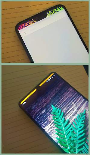 Status Bar & Notch Custom Colors and Backgrounds💙 screenshot 8