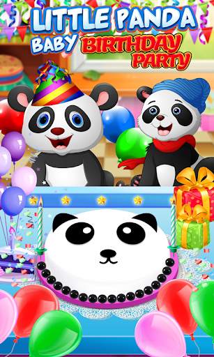 Baby Panda Birthday Party - Kids Fun Game screenshot 1