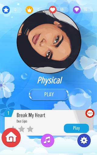 DUA LIPA Piano Tiles screenshot 1