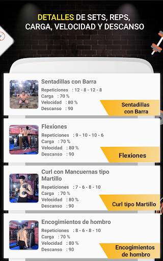 Entrenamiento Profesional de Gimnasio screenshot 8