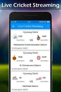 Live TV Cricket Streming (Free) screenshot 2