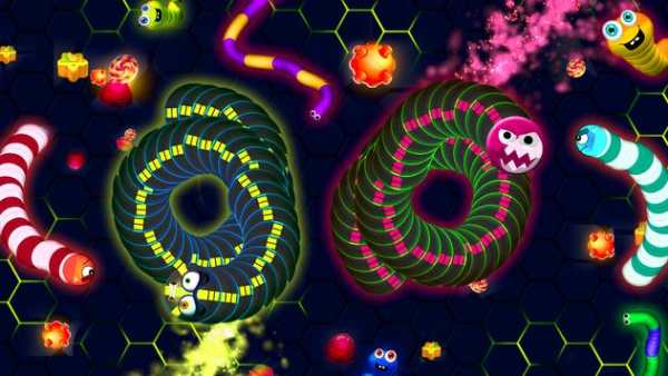 Worms Voracious Zone .io - Slithering Mask screenshot 7