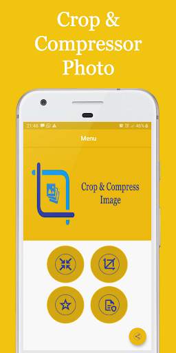 Photo Crop & Compress Pictures screenshot 1