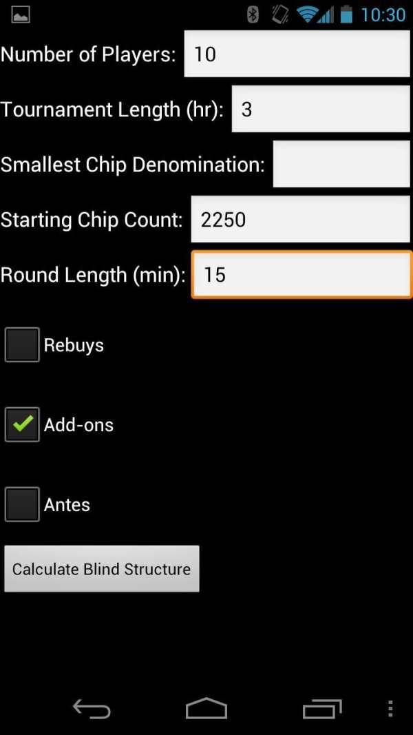 Talking Poker Timer - Clock screenshot 4